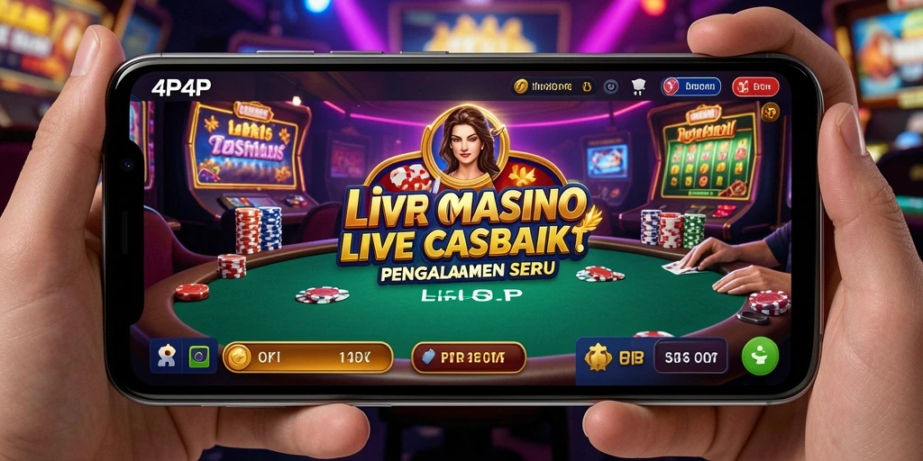 Screenshot gameplay <strong>4P4P</strong> menunjukkan momen bermain yang mendebarkan di kasino langsung.