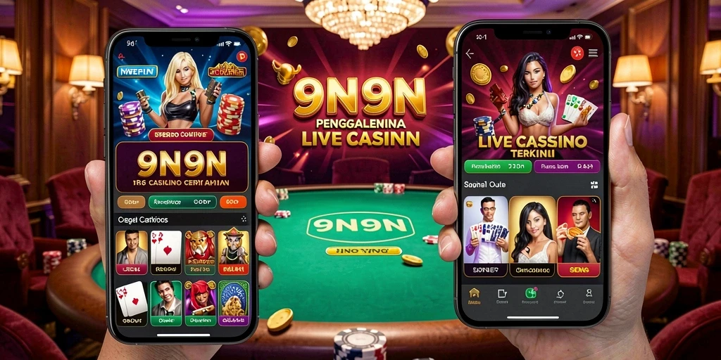 Gameplay Live Casino yang seru dan mendebarkan di 9N9N.