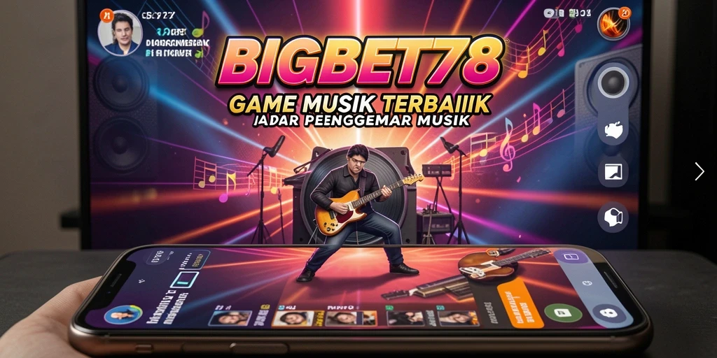 Screenshot menampilkan gameplay seru BIGBET78 dengan lagu-lagu favorit.