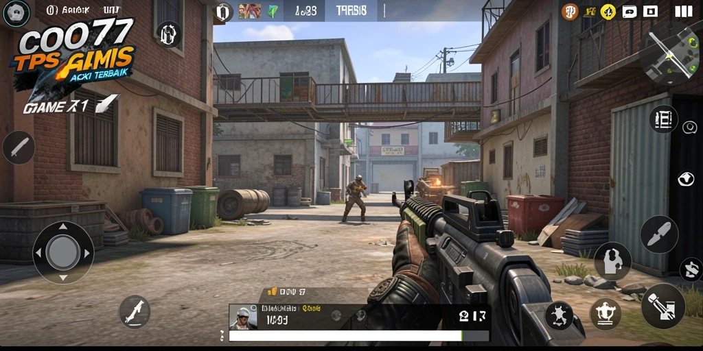 Gameplay seru COO77 dengan aksi tembak-menembak yang mendebarkan.