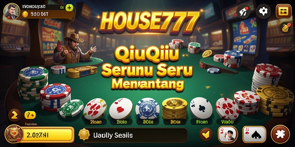Tampilan utama gameplay QiuQiu yang mengasyikkan.