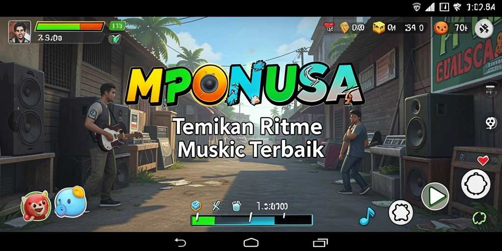Tampilan gameplay MPONUSA yang menarik dan interaktif.