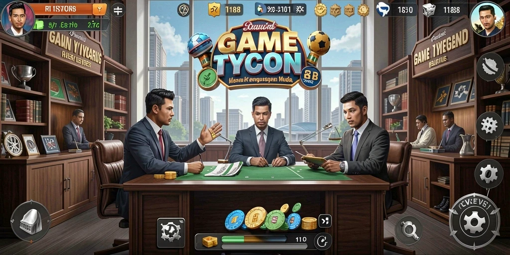 Tampilan screenshot game RI188 yang menampilkan aksi Tycoon yang menarik.