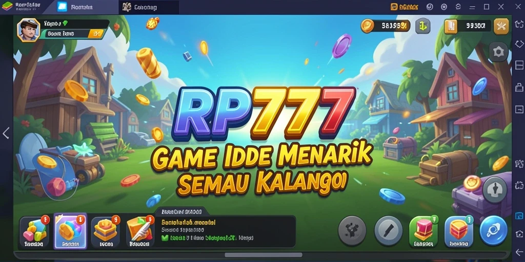 Tampilan gameplay RP777 yang menarik dengan mekanisme Idle.