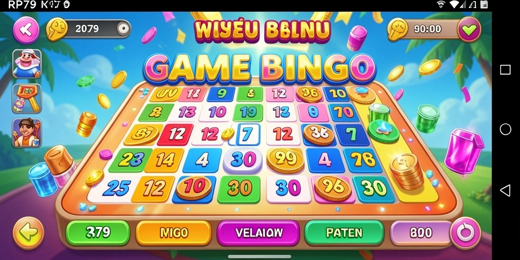 Tampilan gameplay RP79 yang menarik dengan suasana Bingo yang seru.
