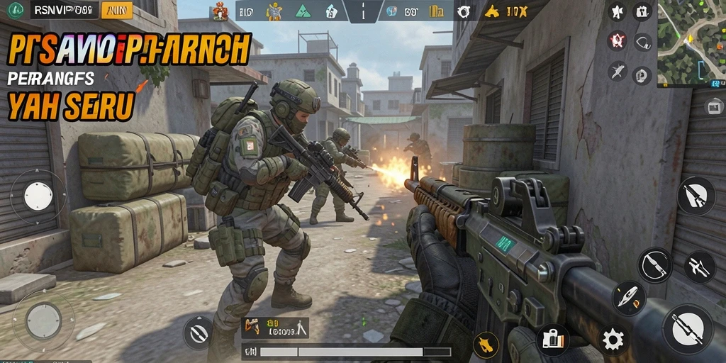 Screenshot menampilkan aksi seru gameplay RSNVIP6 dengan pertempuran intens.