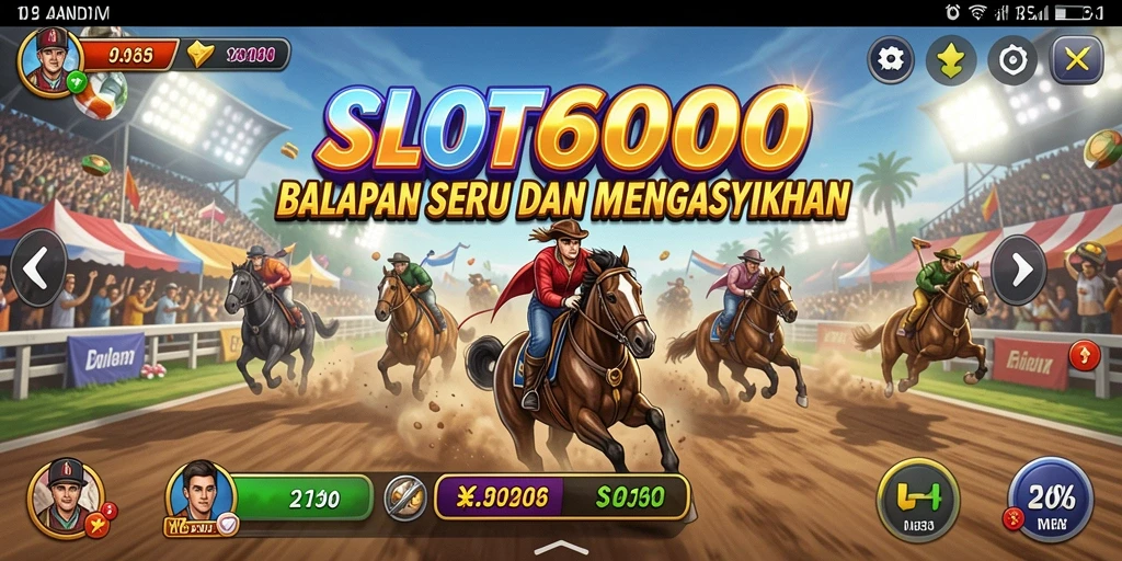 Tangkapan layar gameplay yang menunjukkan aksi balapan penuh kecepatan.
