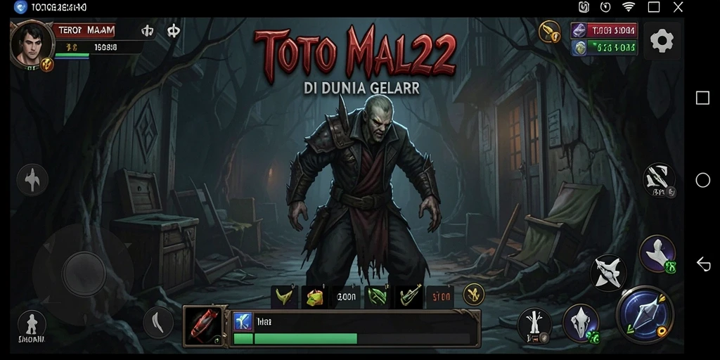 Gambar gameplay yang menampilkan suasana Horror yang mendebarkan.