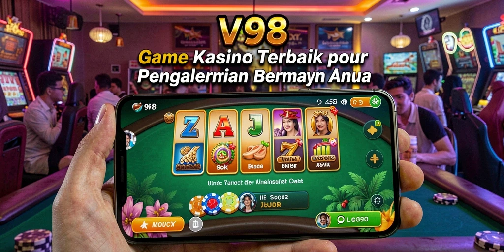 Tampilan gameplay Kasino V98 dengan antarmuka yang menarik.